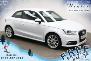 Used 2017 WHITE AUDI A1 Hatchback 1.4 TFSI S LINE 3d 123 BHP (reg. 2017-08-25) for sale in Prestwich