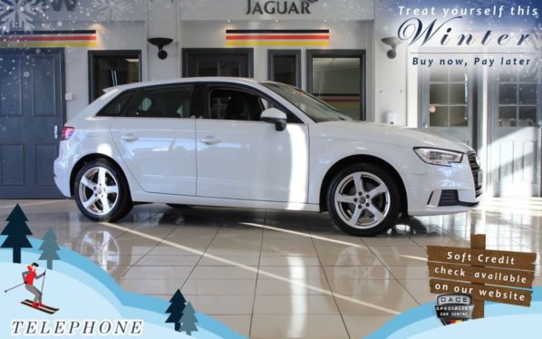 Used 2017 WHITE AUDI A3 Hatchback 1.5 TFSI SPORT 5d 148 BHP (reg. 2017-10-11) for sale in Cheadle