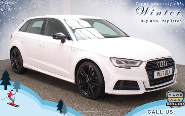 Used 2017 WHITE AUDI A3 Hatchback 1.6 TDI S LINE 5d 109 BHP (reg. 2017-03-03) for sale in Chadderton