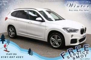 Used 2017 WHITE BMW X1 Estate 2.0 SDRIVE18D M SPORT 5d 148 BHP (reg. 2017-03-13) for sale in Prestwich