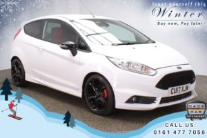 Used 2017 WHITE FORD FIESTA Hatchback 1.6 ST-3 3d 180 BHP (reg. 2017-05-31) for sale in Chadderton