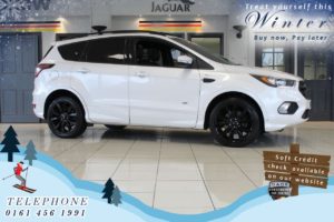 Used 2017 WHITE FORD KUGA Hatchback 2.0 ST-LINE X TDCI 5d AUTO 177 BHP (reg. 2017-03-27) for sale in Cheadle