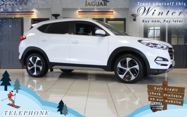 Used 2017 WHITE HYUNDAI TUCSON Estate 1.7 CRDI SPORT EDITION 5d AUTO 139 BHP (reg. 2017-09-06) for sale in Cheadle