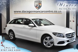 Used 2017 WHITE MERCEDES-BENZ C-CLASS Estate 2.1 C 220 D SE EXECUTIVE EDITION 5d AUTO 170 BHP (reg. 2017-03-20) for sale in Trafford
