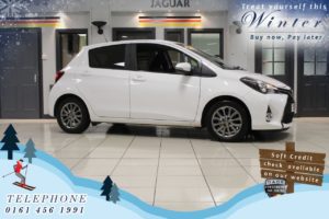Used 2017 WHITE TOYOTA YARIS Hatchback 1.3 VVT-I ICON 5d 99 BHP (reg. 2017-03-01) for sale in Cheadle