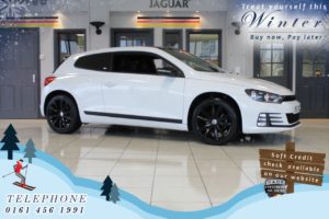 Used 2017 WHITE VOLKSWAGEN SCIROCCO Coupe 2.0 GT BLACK EDITION TDI DSG BMT 2d AUTO 150 BHP (reg. 2017-04-28) for sale in Cheadle