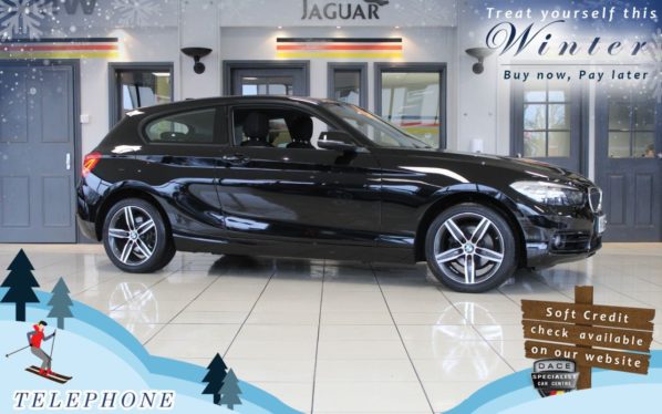 Used 2018 BLACK BMW 1 SERIES Hatchback 1.5 118I SPORT 3d 134 BHP (reg. 2018-09-18) for sale in Cheadle