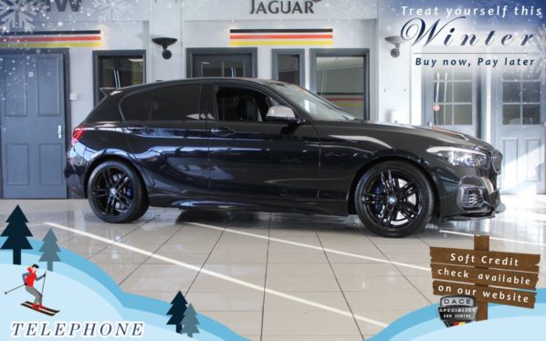 Used 2018 BLACK BMW 1 SERIES Hatchback 3.0 M140I SHADOW EDITION 5d AUTO 335 BHP (reg. 2018-03-05) for sale in Cheadle