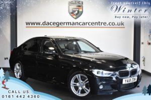 Used 2018 BLACK BMW 3 SERIES Saloon 2.0 320D M SPORT 4DR AUTO 188 BHP  and pound;3k OF EXTRAS (reg. 2018-07-17) for sale in Trafford