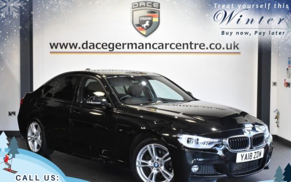 Used 2018 BLACK BMW 3 SERIES Saloon 2.0 320D M SPORT 4DR AUTO 188 BHP  and pound;3k OF EXTRAS (reg. 2018-07-17) for sale in Trafford