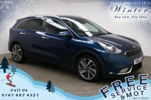 Used 2018 BLUE KIA NIRO Estate 1.6 3 5d AUTO 104 BHP (reg. 2018-03-28) for sale in Prestwich