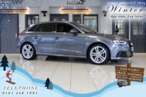 Used 2018 GREY AUDI A3 Hatchback 1.0 SPORTBACK TFSI S LINE 5d 114 BHP (reg. 2018-11-07) for sale in Cheadle