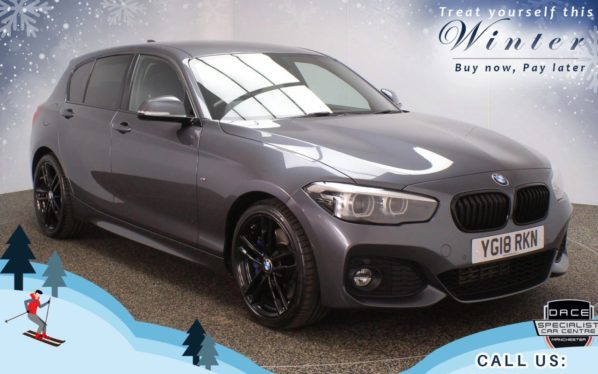 Used 2018 GREY BMW 1 SERIES Hatchback 2.0 120D M SPORT SHADOW EDITION 5d AUTO 188 BHP FREE 1 YEAR WARRANTY (reg. 2018-03-01) for sale in Chadderton