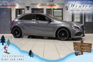 Used 2018 GREY MERCEDES-BENZ A-CLASS Hatchback 2.1 A 200 D AMG LINE PREMIUM 5d AUTO 134 BHP (reg. 2018-01-05) for sale in Cheadle