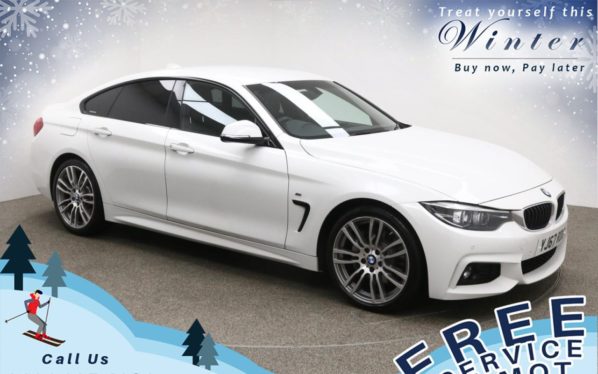 Used 2018 WHITE BMW 4 SERIES Coupe 3.0 440I M SPORT GRAN COUPE 4d 322 BHP (reg. 2018-02-27) for sale in Prestwich