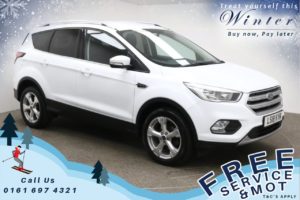 Used 2018 WHITE FORD KUGA 4x4 1.5 ZETEC 5d 148 BHP (reg. 2018-04-13) for sale in Prestwich