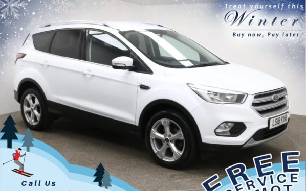 Used 2018 WHITE FORD KUGA 4x4 1.5 ZETEC 5d 148 BHP (reg. 2018-04-13) for sale in Prestwich