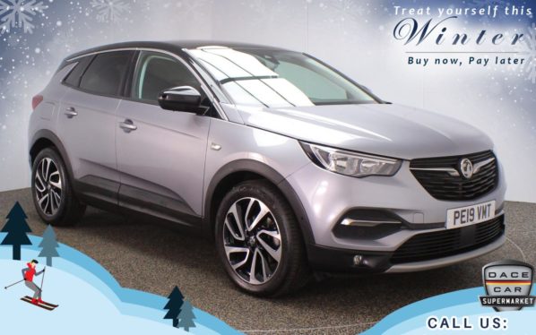 Used 2019 GREY VAUXHALL GRANDLAND X Hatchback 1.5 ELITE NAV S/S 5d 129 BHP (reg. 2019-07-30) for sale in Chadderton