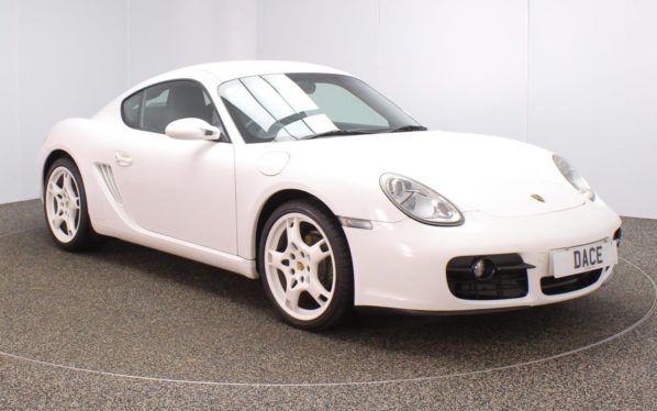 Used 2008 WHITE PORSCHE CAYMAN Coupe 2.7 24V 2d 242 BHP (reg. 2008-03-26) for sale in Crompton