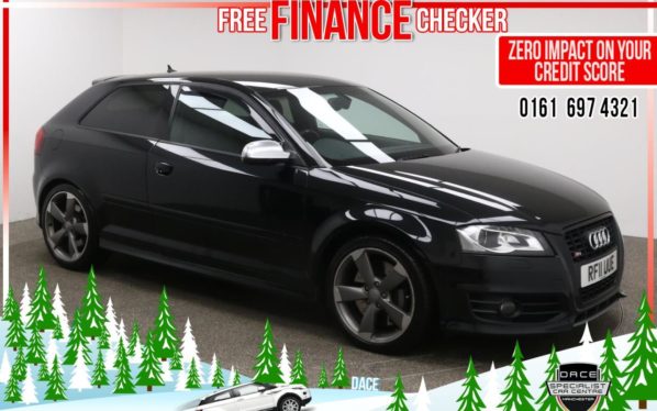 Used 2011 BLACK AUDI S3 Hatchback 2.0 S3 TFSI QUATTRO S LINE BLACK EDITION 3d AUTO 261 BHP (reg. 2011-03-31) for sale in Radcliffe