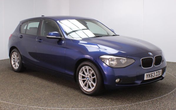 Used 2013 BLUE BMW 1 SERIES Hatchback 1.6 116D EFFICIENTDYNAMICS 5d 114 BHP (reg. 2013-09-23) for sale in Crompton