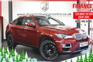 Used 2013 RED BMW X6 4x4 4.4 XDRIVE50I 4d AUTO 402 BHP (reg. 2013-03-28) for sale in Altrincham