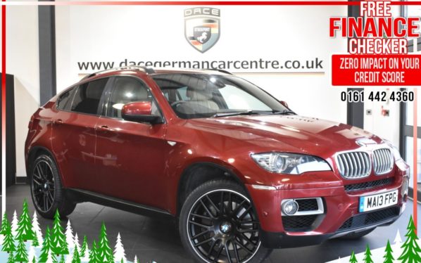 Used 2013 RED BMW X6 4x4 4.4 XDRIVE50I 4d AUTO 402 BHP (reg. 2013-03-28) for sale in Altrincham