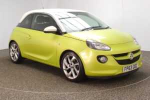 Used 2014 GREEN VAUXHALL ADAM Hatchback 1.2 SLAM 3d 69 BHP (reg. 2014-01-08) for sale in Crompton