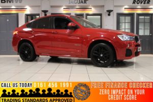 Used 2014 RED BMW X4 Coupe 2.0 XDRIVE20D M SPORT 4DR 188 BHP (reg. 2014-07-21) for sale in Romiley
