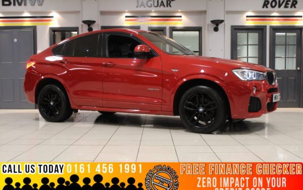 Used 2014 RED BMW X4 Coupe 2.0 XDRIVE20D M SPORT 4DR 188 BHP (reg. 2014-07-21) for sale in Romiley