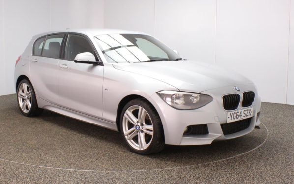 Used 2014 SILVER BMW 1 SERIES Hatchback 2.0 120D XDRIVE M SPORT 5d 181 BHP 4 x 4 (reg. 2014-09-17) for sale in Crompton