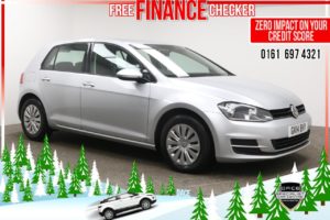 Used 2014 SILVER VOLKSWAGEN GOLF Hatchback 1.2 S TSI BLUEMOTION TECHNOLOGY 5d 84 BHP (reg. 2014-03-01) for sale in Radcliffe