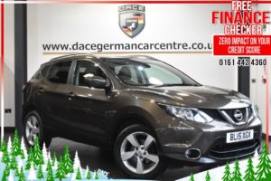 Used 2015 BEIGE NISSAN QASHQAI Hatchback 1.5 DCI N-TEC PLUS 5d 108 BHP (reg. 2015-06-29) for sale in Altrincham