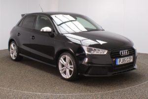 Used 2015 BLACK AUDI S1 Hatchback 2.0 S1 QUATTRO SPORTBACK 5d 228 BHP (reg. 2015-04-24) for sale in Crompton