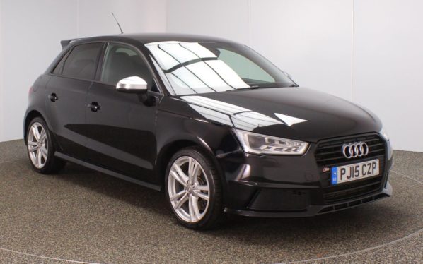 Used 2015 BLACK AUDI S1 Hatchback 2.0 S1 QUATTRO SPORTBACK 5d 228 BHP (reg. 2015-04-24) for sale in Crompton