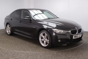 Used 2015 BLACK BMW 3 SERIES Saloon 3.0 330D XDRIVE M SPORT 4d AUTO 255 BHP (reg. 2015-11-11) for sale in Crompton
