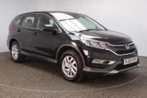 Used 2015 BLACK HONDA CR-V 4x4 1.6 I-DTEC SE NAVI 5d AUTO 158 BHP (reg. 2015-07-29) for sale in Crompton