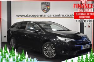 Used 2015 BLACK TOYOTA AVENSIS Estate 2.0 D-4D EXCEL 5d 141 BHP (reg. 2015-11-20) for sale in Altrincham