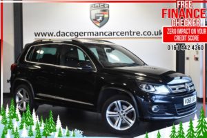 Used 2015 BLACK VOLKSWAGEN TIGUAN Estate 2.0 R LINE TDI BLUEMOTION TECHNOLOGY 4MOTION 5DR 148 BHP (reg. 2015-09-10) for sale in Altrincham