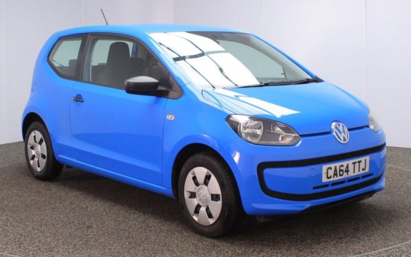 Used 2015 BLUE VOLKSWAGEN UP Hatchback 1.0 TAKE UP 3d 59 BHP (reg. 2015-02-06) for sale in Crompton