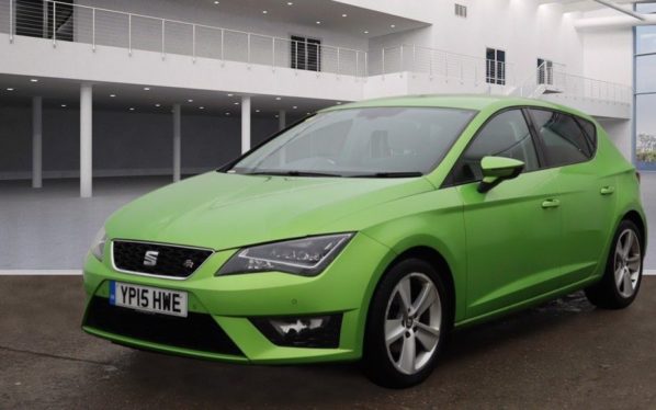 Used 2015 GREEN SEAT LEON Hatchback 1.4 TSI FR TECHNOLOGY 5d 150 BHP (reg. 2015-04-28) for sale in Radcliffe