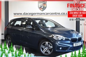 Used 2015 GREY BMW 2 SERIES ACTIVE TOURER Hatchback 1.5 218I SPORT 5d AUTO 134 BHP (reg. 2015-03-23) for sale in Altrincham