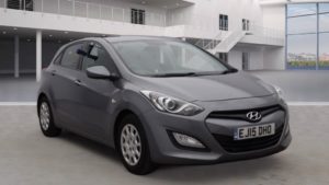 Used 2015 GREY HYUNDAI I30 Hatchback 1.4 CLASSIC 5d 98 BHP (reg. 2015-05-16) for sale in Crompton