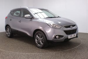 Used 2015 GREY HYUNDAI IX35 4x4 1.7 SE CRDI 5d 114 BHP (reg. 2015-03-31) for sale in Crompton