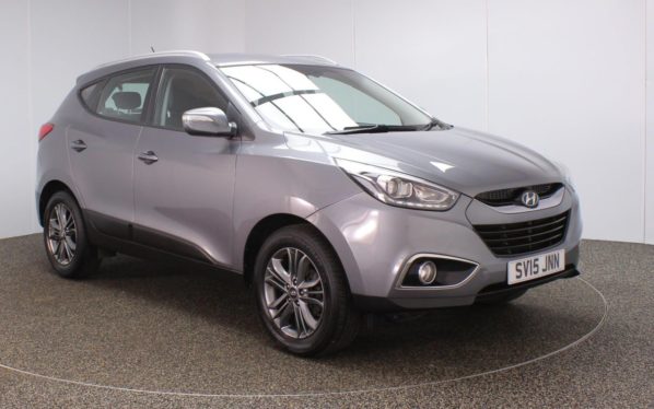 Used 2015 GREY HYUNDAI IX35 4x4 1.7 SE CRDI 5d 114 BHP (reg. 2015-03-31) for sale in Crompton