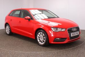 Used 2015 RED AUDI A3 Hatchback 1.6 TDI SE 5d 109 BHP (reg. 2015-08-12) for sale in Crompton