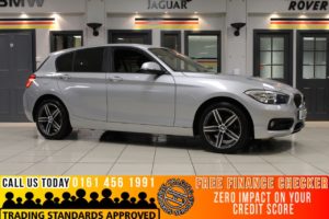 Used 2015 SILVER BMW 1 SERIES Hatchback 1.6 118I SPORT 5d AUTO 134 BHP (reg. 2015-04-25) for sale in Romiley