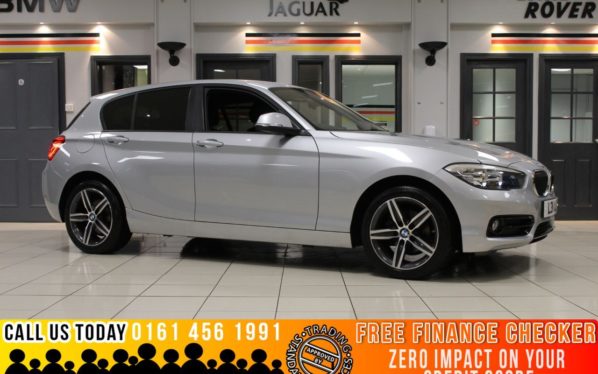 Used 2015 SILVER BMW 1 SERIES Hatchback 1.6 118I SPORT 5d AUTO 134 BHP (reg. 2015-04-25) for sale in Romiley