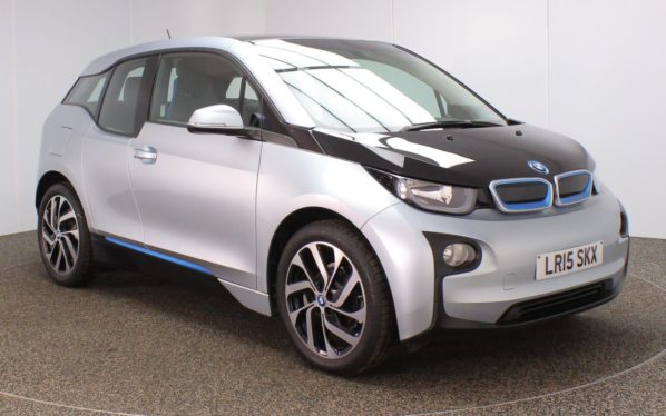Used 2015 SILVER BMW I3 Hatchback 0.0 I3 60AH 5d AUTO 168 BHP (reg. 2015-06-06) for sale in Crompton