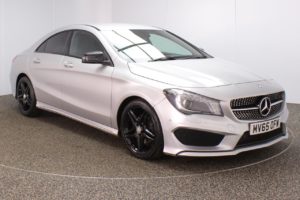 Used 2015 SILVER MERCEDES-BENZ CLA Coupe 1.6 CLA 180 AMG SPORT 4d 121 BHP (reg. 2015-09-28) for sale in Crompton